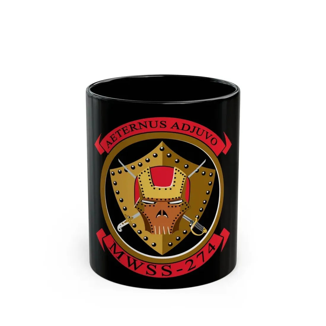 MWSS 274 Marine Wing Support Sq 274 (USMC) Black Coffee Mug 11oz - Go Mug Yourself
