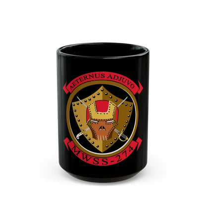 MWSS 274 Marine Wing Support Sq 274 (USMC) Black Coffee Mug-15oz-Go Mug Yourself