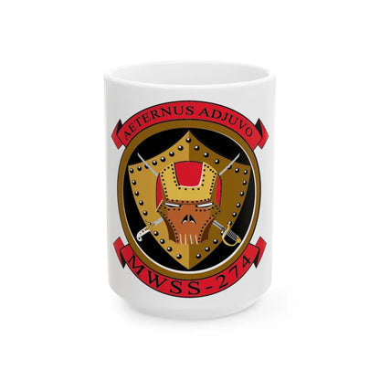 MWSS 274 Marine Wing Support Sq 274 (USMC) White Coffee Mug-15oz-Go Mug Yourself