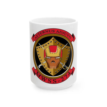 MWSS 274 Marine Wing Support Sq 274 (USMC) White Coffee Mug 15oz - Go Mug Yourself