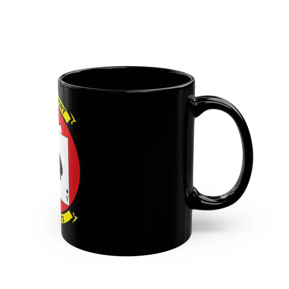 MWSS 373 Ace Support (USMC) Black Coffee Mug-Go Mug Yourself