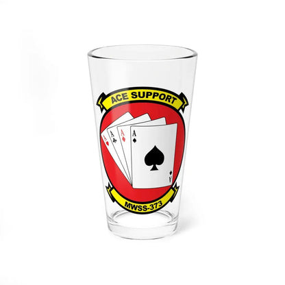MWSS 373 Ace Support (USMC) Pint Glass 16oz 16oz - Go Mug Yourself
