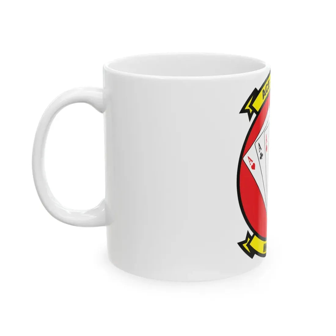 MWSS 373 Ace Support (USMC) White Coffee Mug - Go Mug Yourself