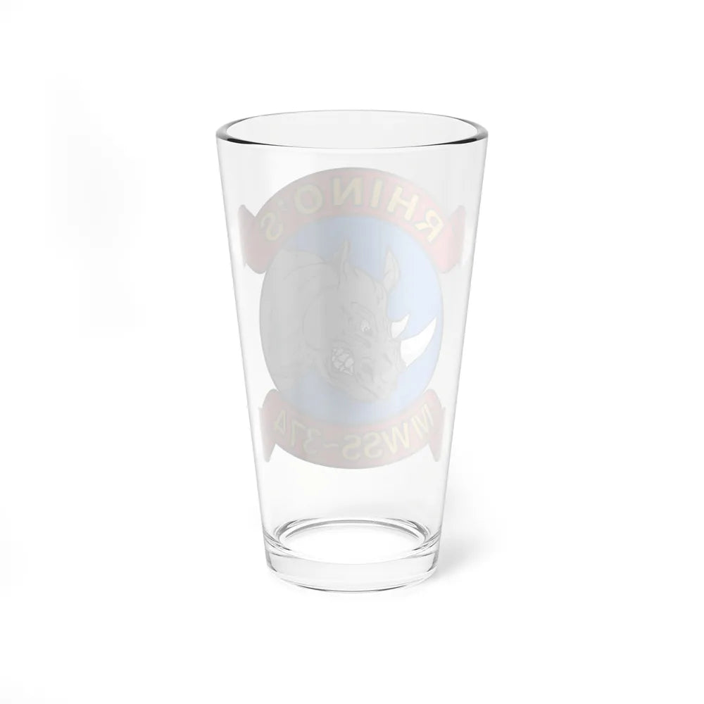 MWSS 374 Rhinos (USMC) Pint Glass 16oz-Go Mug Yourself