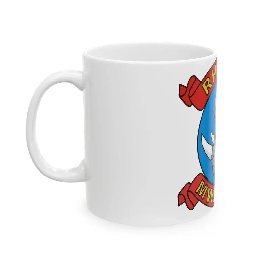 MWSS 374 Rhinos (USMC) White Coffee Mug - Go Mug Yourself