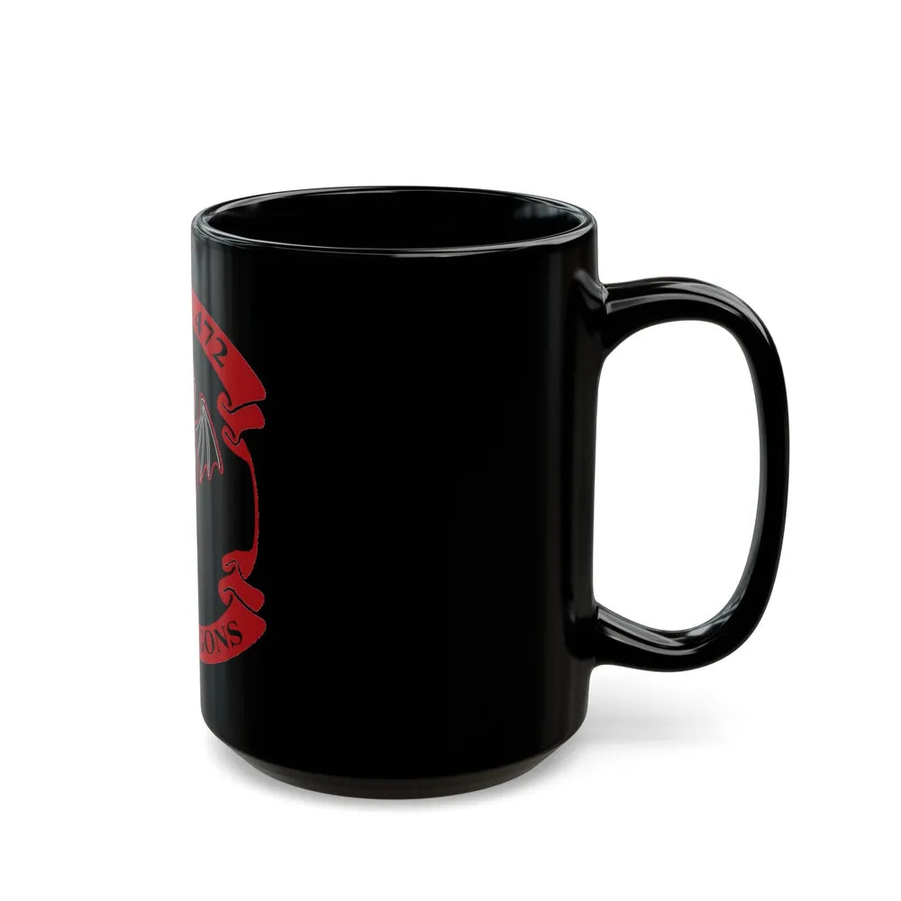 MWSS 472 AGS Dragons (USMC) Black Coffee Mug-Go Mug Yourself