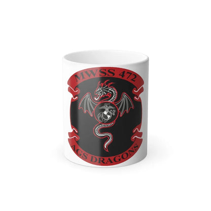 MWSS 472 AGS Dragons (USMC) Color Changing Mug 11oz-11oz-Go Mug Yourself