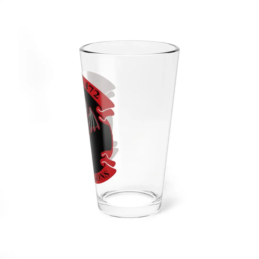 MWSS 472 AGS Dragons (USMC) Pint Glass 16oz - Go Mug Yourself