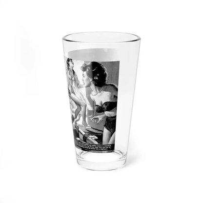 My 9 Nights Of Naked Terror, Man's Daring, November 1962 (Magazine Illustration) Pint Glass 16oz - Go Mug Yourself