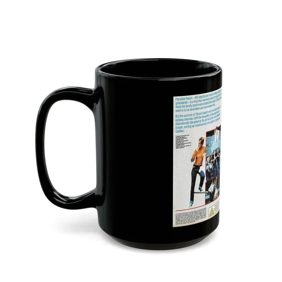MY AMERICAN COUSIN (VHS COVER) - Black Coffee Mug - Go Mug Yourself