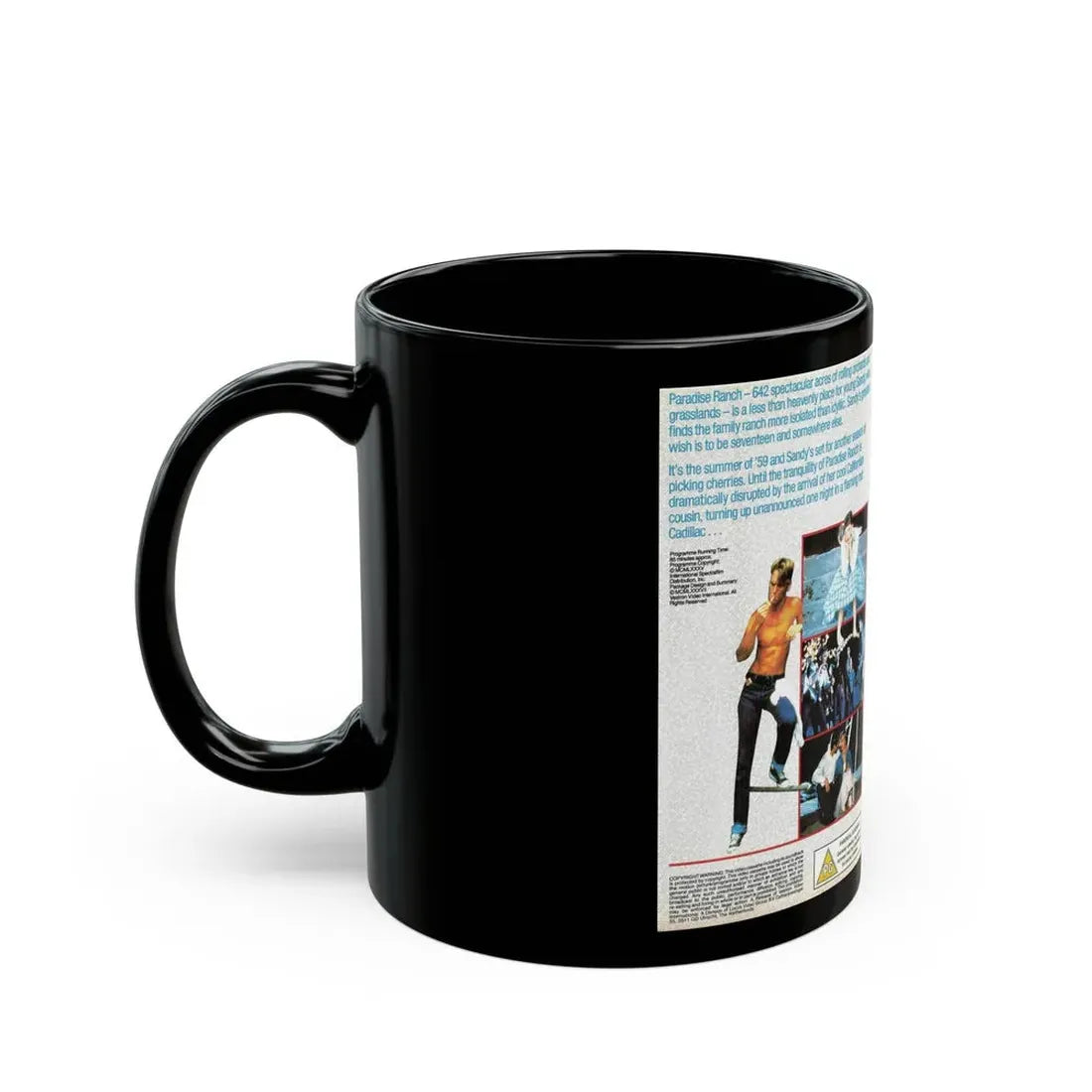 MY AMERICAN COUSIN (VHS COVER) - Black Coffee Mug - Go Mug Yourself