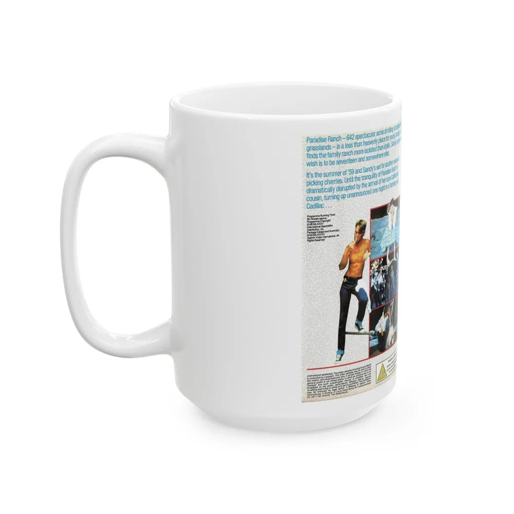 MY AMERICAN COUSIN (VHS COVER) - White Coffee Mug-Go Mug Yourself