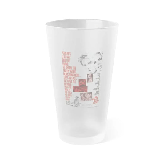 MY BLOOD RUNS COLD 1965 Movie Poster - Frosted Pint Glass 16oz 16oz Frosted - Go Mug Yourself