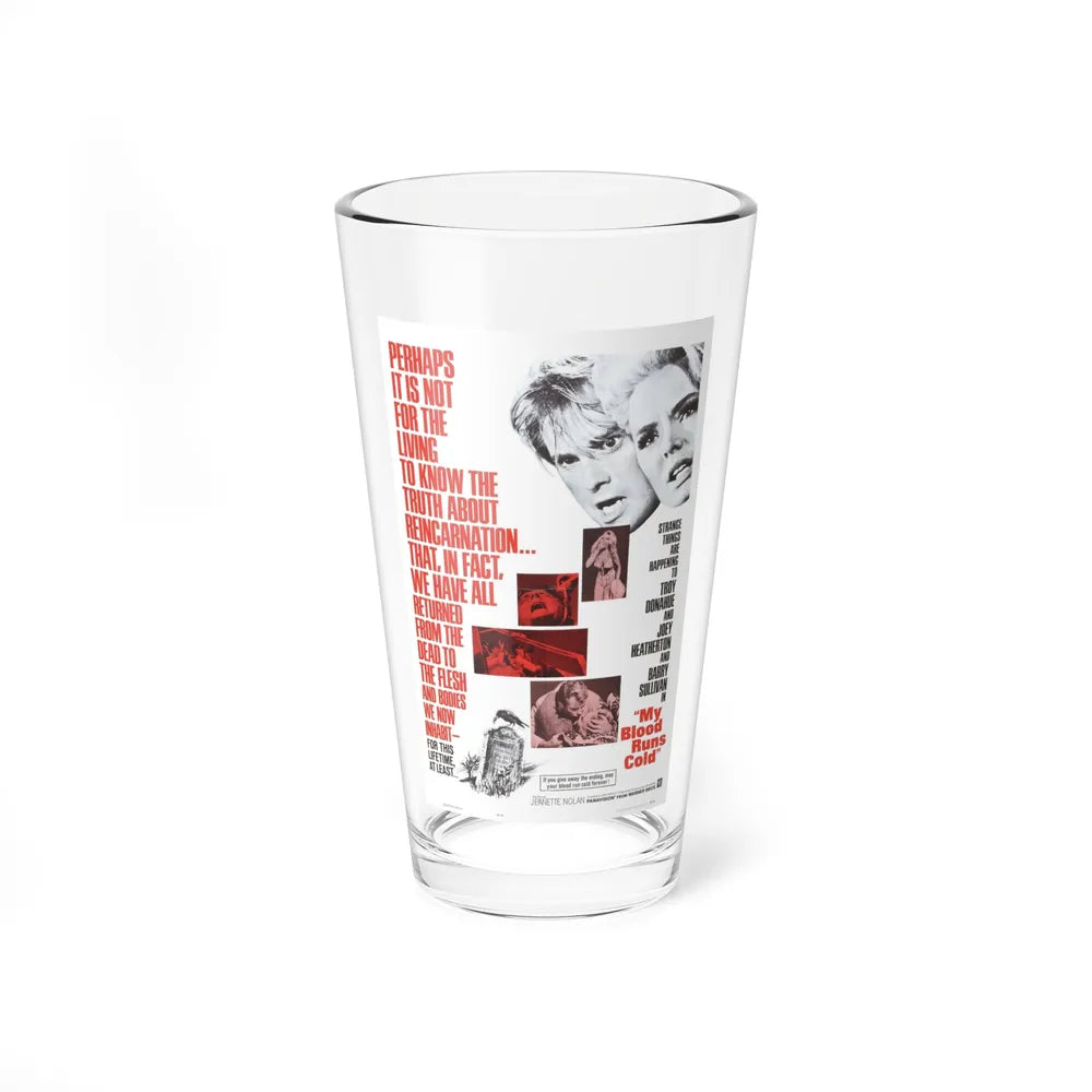 MY BLOOD RUNS COLD 1965 Movie Poster - Pint Glass 16oz-16oz-Go Mug Yourself