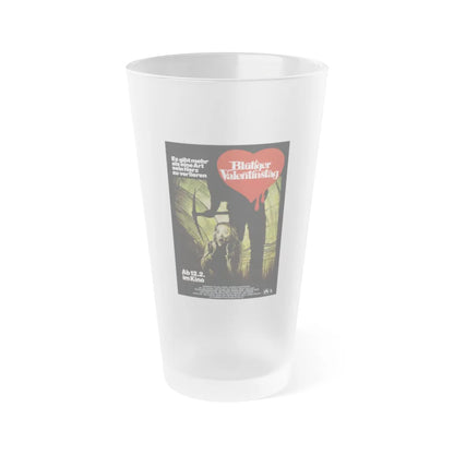 MY BLOODY VALENTINE (GERMAN) 1981 Movie Poster - Frosted Pint Glass 16oz-16oz-Frosted-Go Mug Yourself