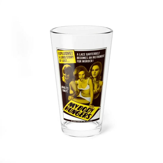 MY BODY HUNGERS 1967 Movie Poster - Pint Glass 16oz 16oz - Go Mug Yourself