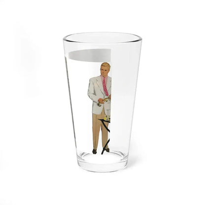 My Brother's Widow, part 2, Collier's, March 22, 1952 (Magazine Illustration) Pint Glass 16oz - Go Mug Yourself