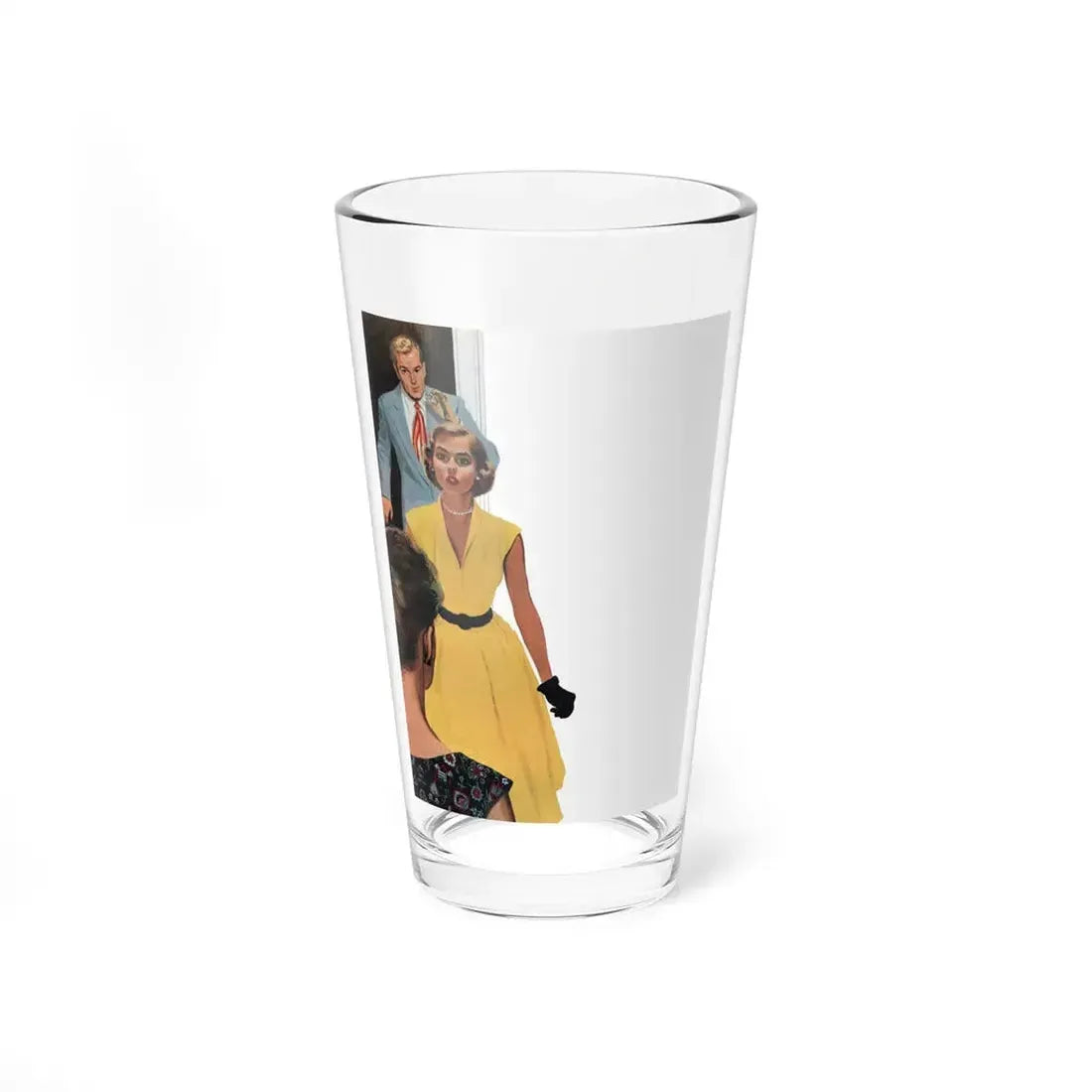 My Brother's Widow, part 3, Collier's, March 29, 1952 (Magazine Illustration) Pint Glass 16oz 16oz - Go Mug Yourself