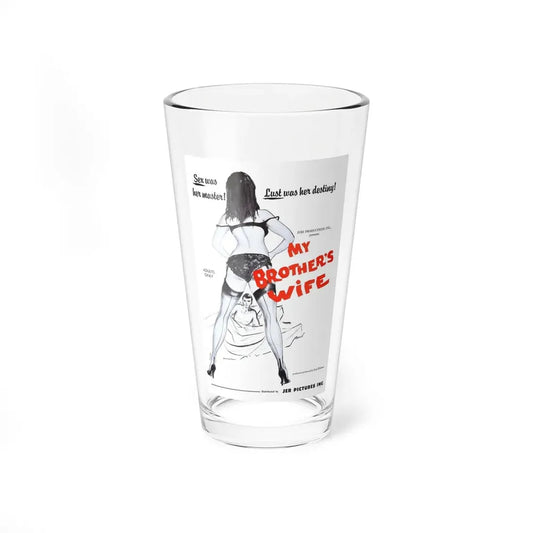 MY BROTHER'S WIFE 1966 Movie Poster - Pint Glass 16oz 16oz - Go Mug Yourself