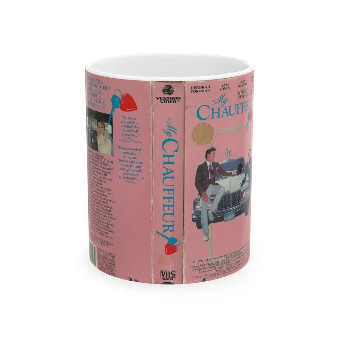 MY CHAUFFEUR VESTRON VIDEO (VHS COVER) - White Coffee Mug 11oz - Go Mug Yourself