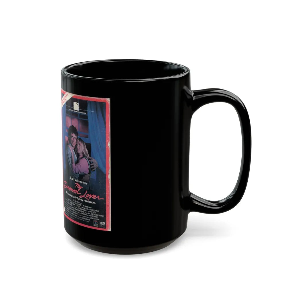 MY DEMON LOVER (VHS COVER) - Black Coffee Mug-Go Mug Yourself