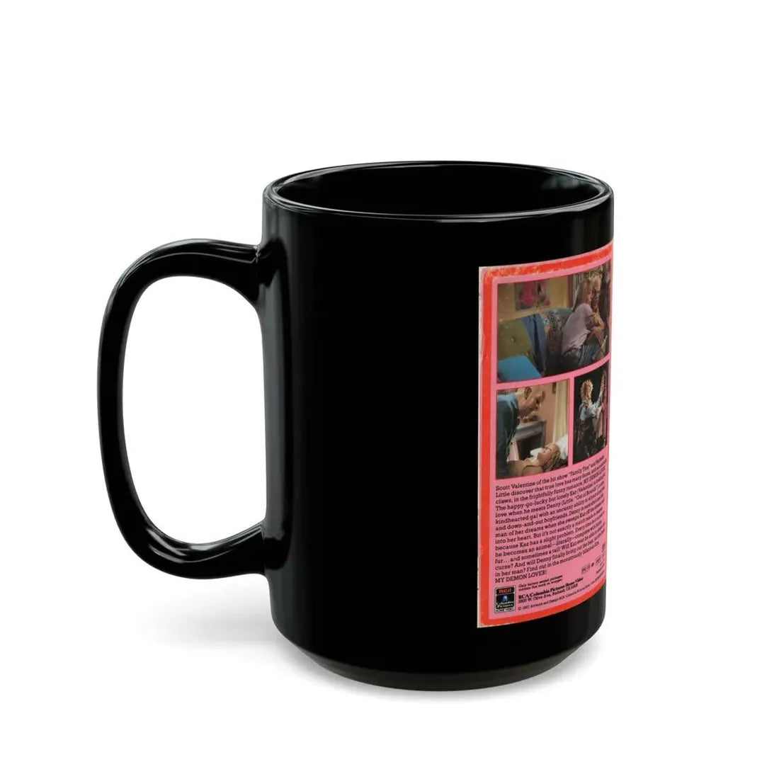 MY DEMON LOVER (VHS COVER) - Black Coffee Mug - Go Mug Yourself