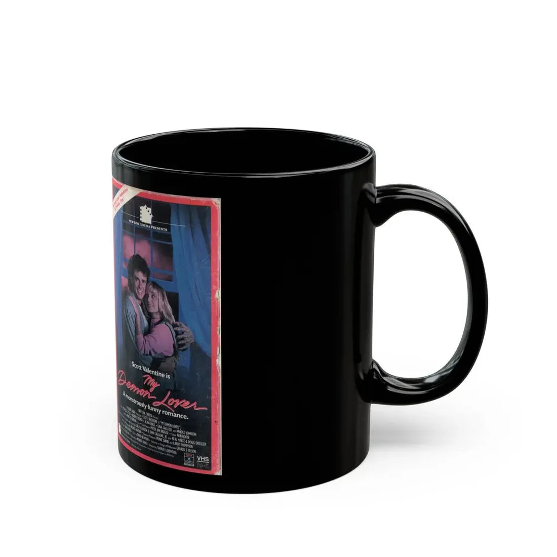 MY DEMON LOVER (VHS COVER) - Black Coffee Mug - Go Mug Yourself