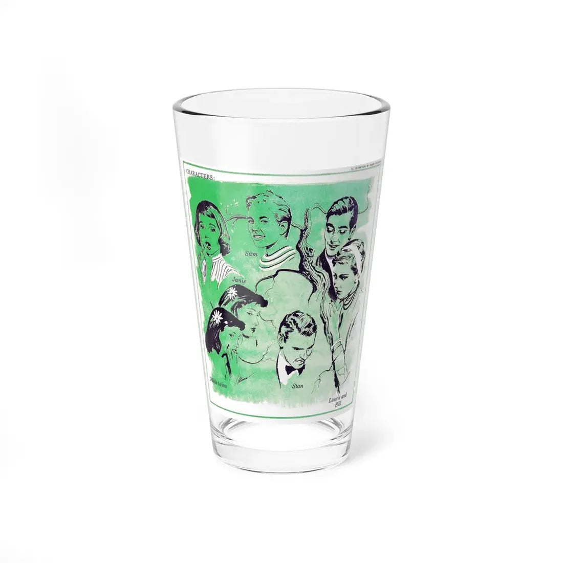 My Goodness, Woman's Day, October 1951 (Magazine Illustration) Pint Glass 16oz 16oz - Go Mug Yourself