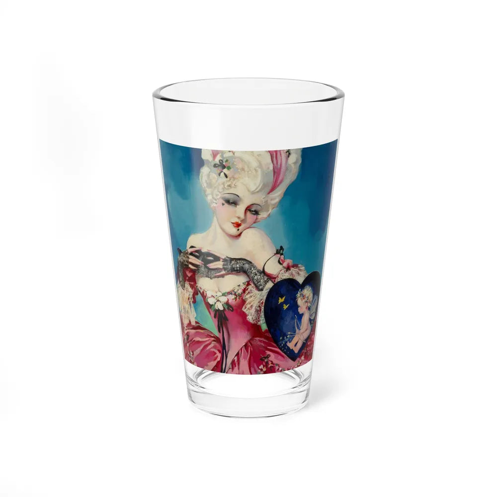 My Marie Antoinette Valentine, The American Weekly magazine cover, July 23, 1933 (Magazine Illustration) Pint Glass 16oz-16oz-Go Mug Yourself