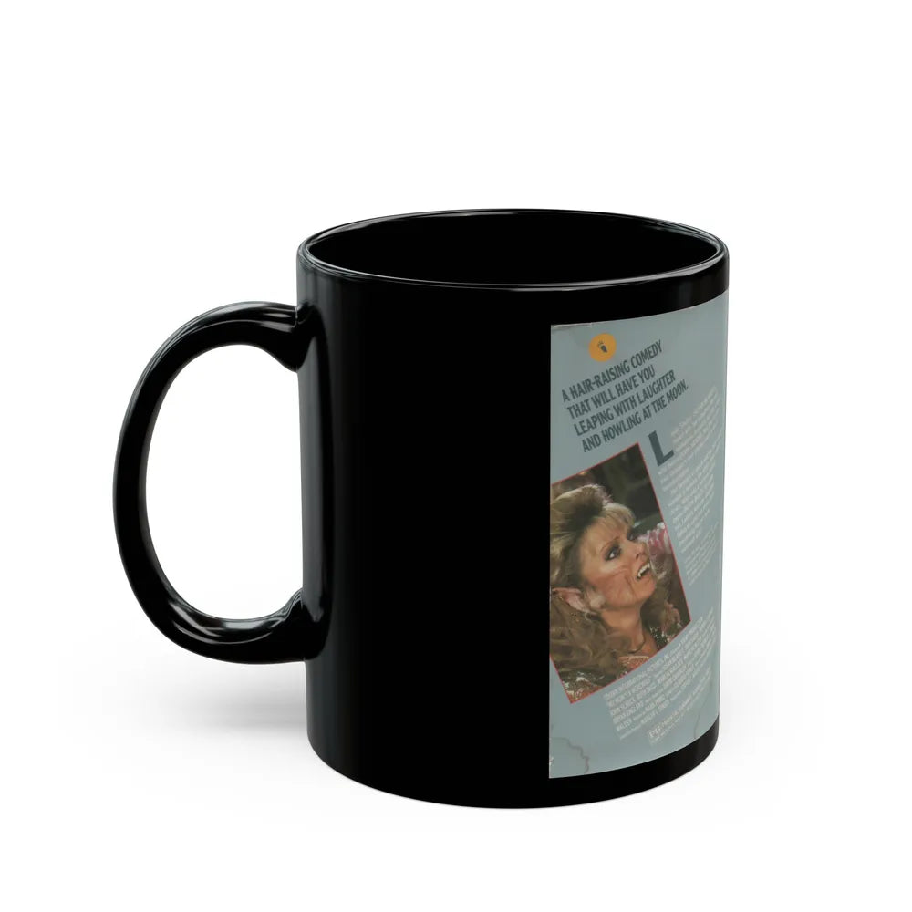 MY MOMS A WEREWOLF (VHS COVER) - Black Coffee Mug-Go Mug Yourself