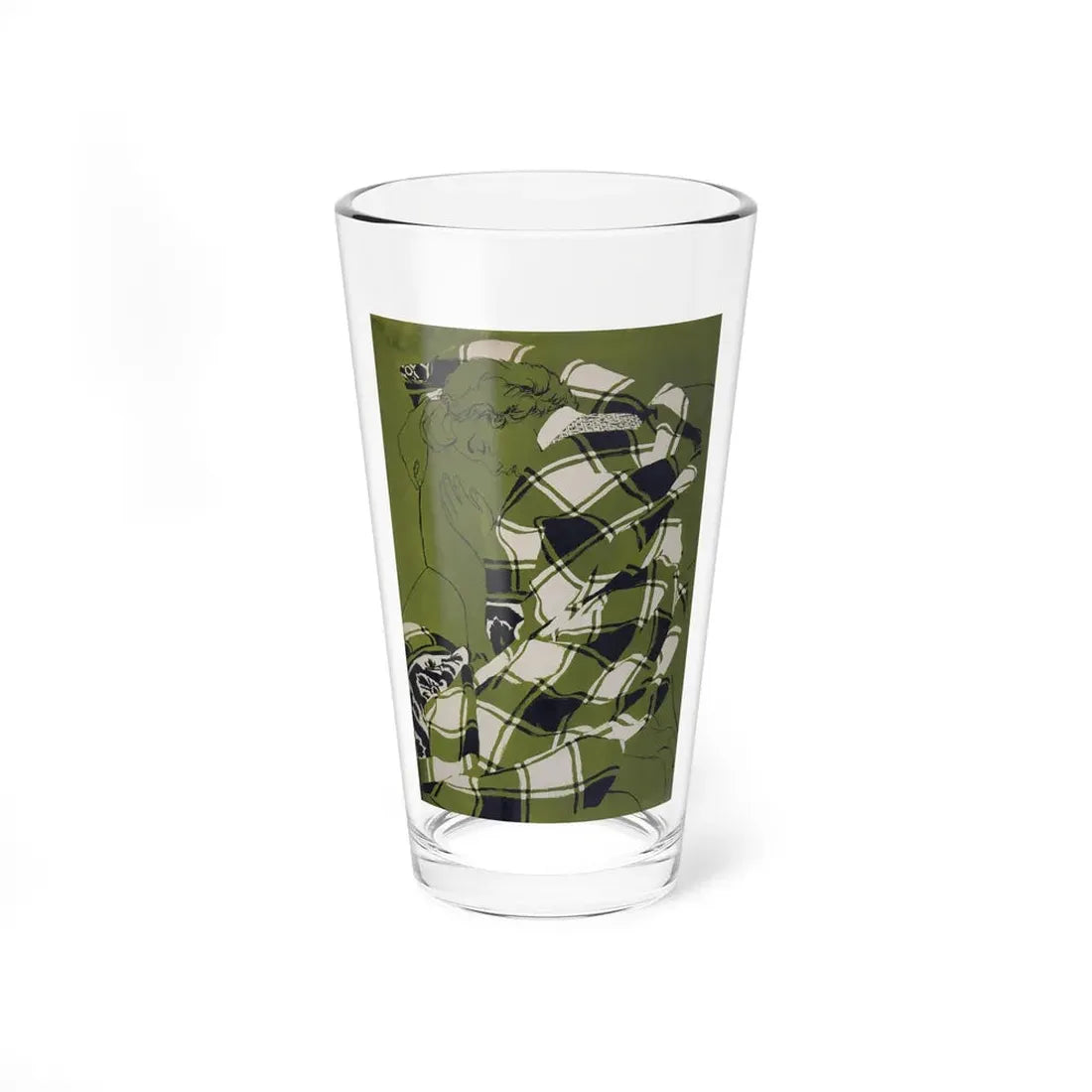 My Name Is Claus, Woman's Day, December 1954 (Magazine Illustration) Pint Glass 16oz 16oz - Go Mug Yourself