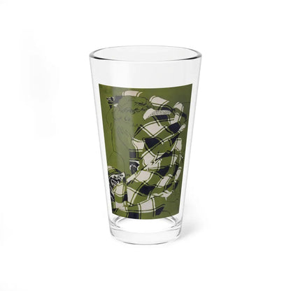 My Name Is Claus, Woman's Day, December 1954 (Magazine Illustration) Pint Glass 16oz 16oz - Go Mug Yourself