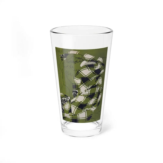 My Name Is Claus, Woman's Day, December 1954 (Magazine Illustration) Pint Glass 16oz 16oz - Go Mug Yourself