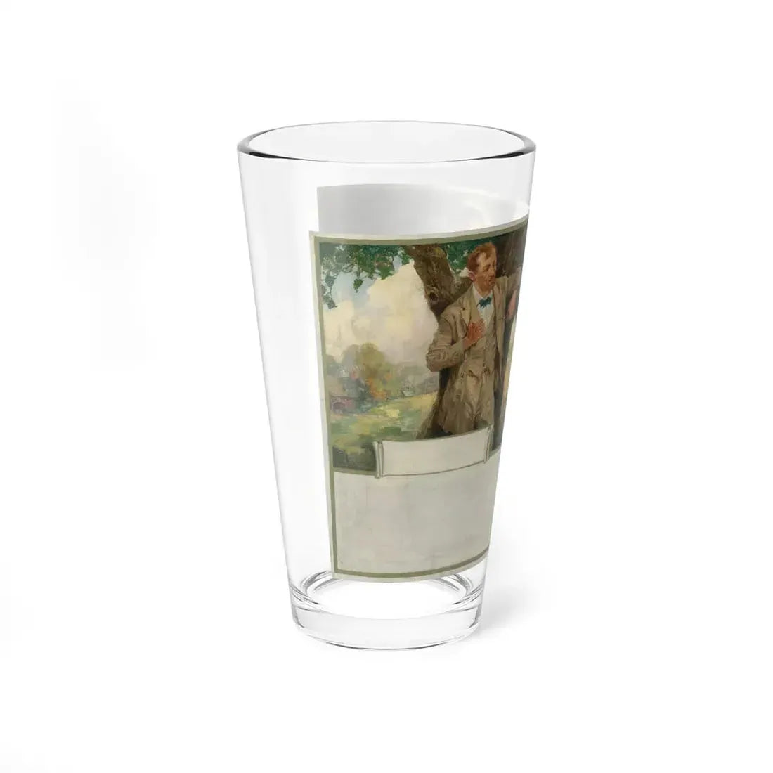 My Neighbor, 1923 (Magazine Illustration) Pint Glass 16oz - Go Mug Yourself
