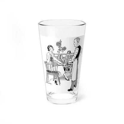 My Post War Policy, Women's Magazine, 1925 (Magazine Illustration) Pint Glass 16oz-16oz-Go Mug Yourself