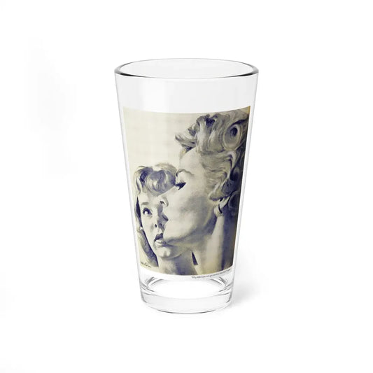 My Rival and I, Woman's Day, October 1956 (Magazine Illustration) Pint Glass 16oz 16oz - Go Mug Yourself