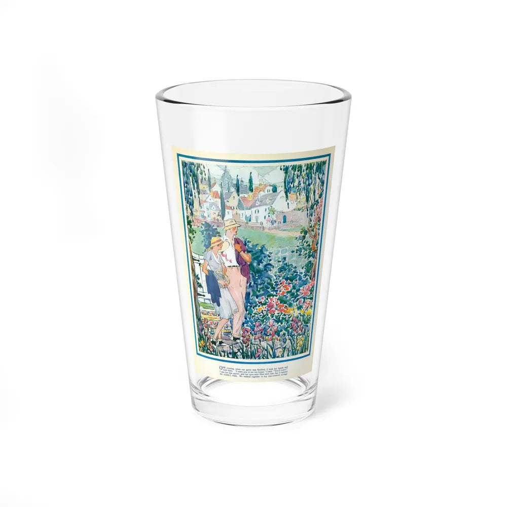 My Rose Covered Cottage, 1933, Good Housekeeping Magazine (Magazine Illustration) Pint Glass 16oz-16oz-Go Mug Yourself