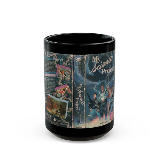 MY SCIENCE PROJECT (VHS COVER) - Black Coffee Mug-15oz-Go Mug Yourself