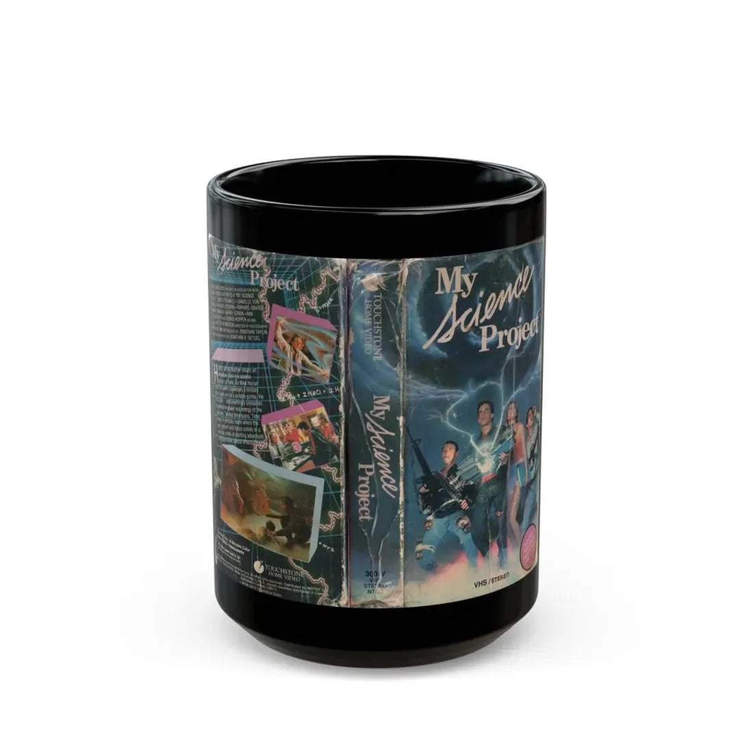 MY SCIENCE PROJECT (VHS COVER) - Black Coffee Mug 15oz - Go Mug Yourself