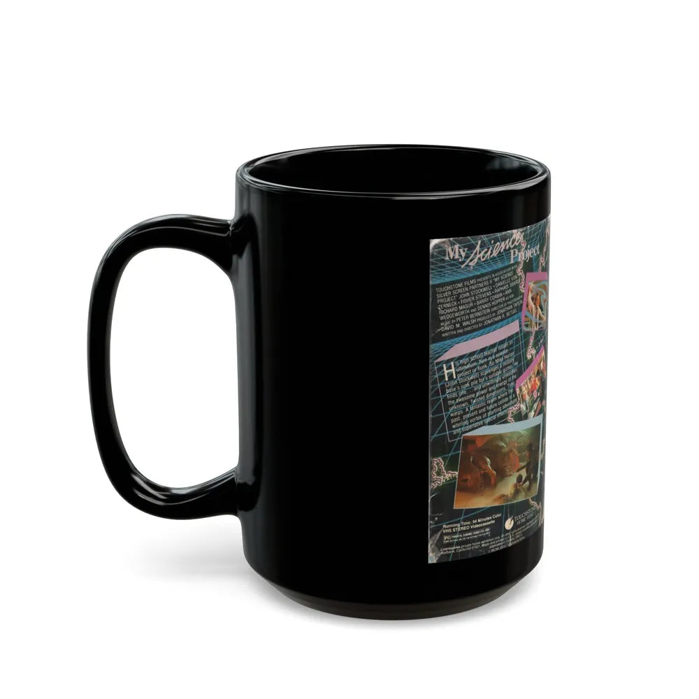 MY SCIENCE PROJECT (VHS COVER) - Black Coffee Mug-Go Mug Yourself