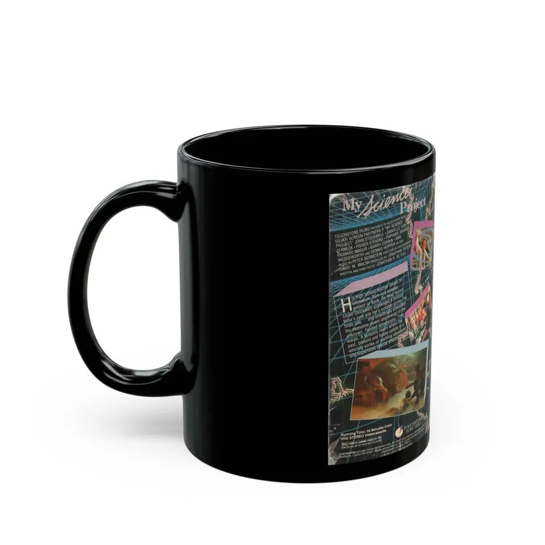 MY SCIENCE PROJECT (VHS COVER) - Black Coffee Mug - Go Mug Yourself
