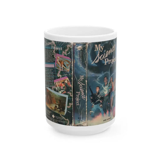 MY SCIENCE PROJECT (VHS COVER) - White Coffee Mug 15oz - Go Mug Yourself
