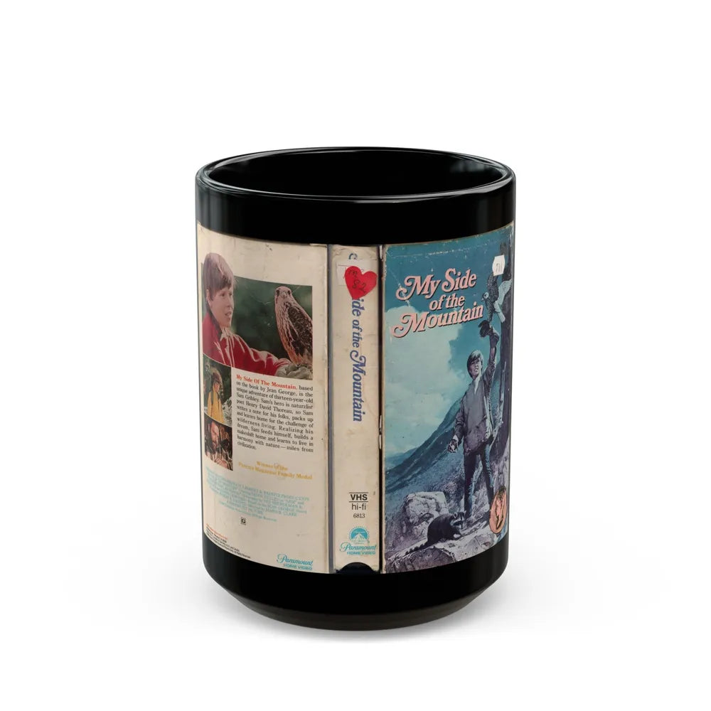 MY SIDE OF THE MOUNTAIN (VHS COVER) - Black Coffee Mug-15oz-Go Mug Yourself