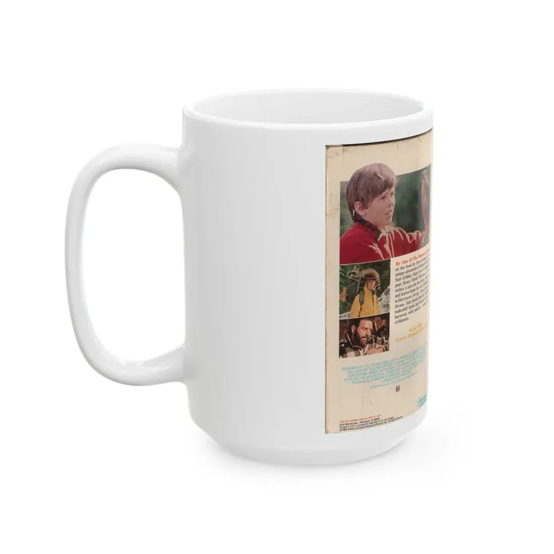 MY SIDE OF THE MOUNTAIN (VHS COVER) - White Coffee Mug - Go Mug Yourself