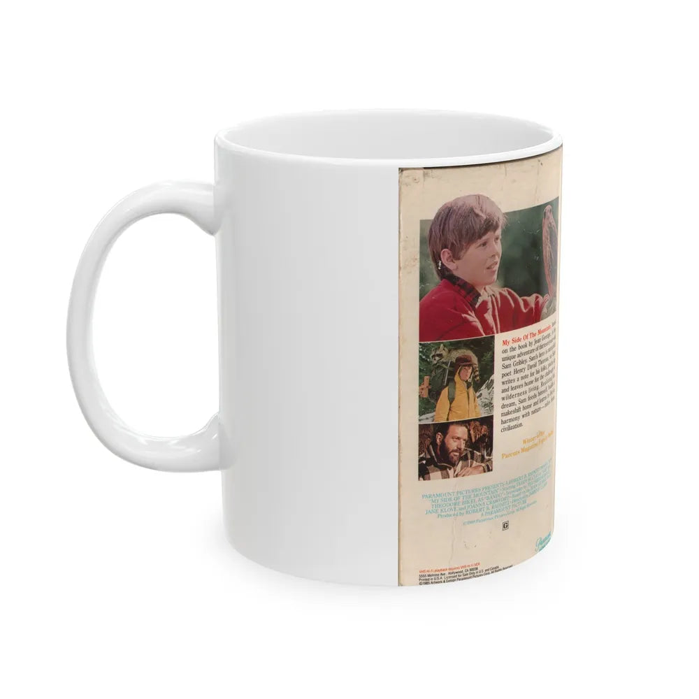 MY SIDE OF THE MOUNTAIN (VHS COVER) - White Coffee Mug-Go Mug Yourself