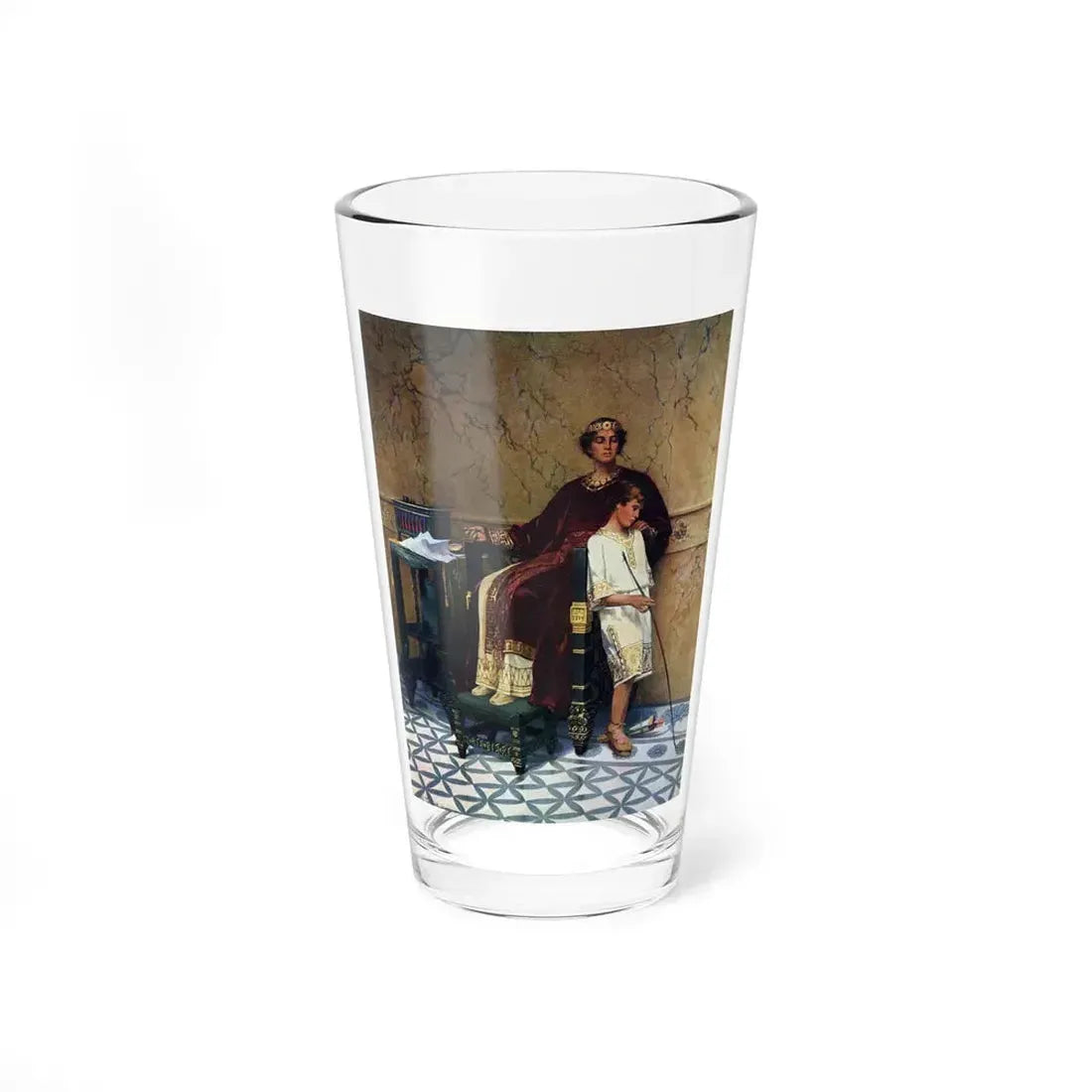 My Son, be Wise, and Make My Heart Glad, Ladies' Home Journal, November 1921 (Magazine Illustration) Pint Glass 16oz 16oz - Go Mug Yourself