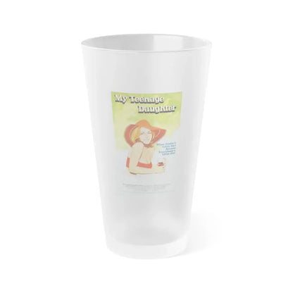 MY TEENAGE DAUGHTER 1956 Movie Poster - Frosted Pint Glass 16oz 16oz Frosted - Go Mug Yourself