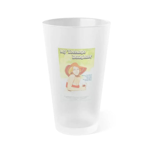 MY TEENAGE DAUGHTER 1956 Movie Poster - Frosted Pint Glass 16oz 16oz Frosted - Go Mug Yourself