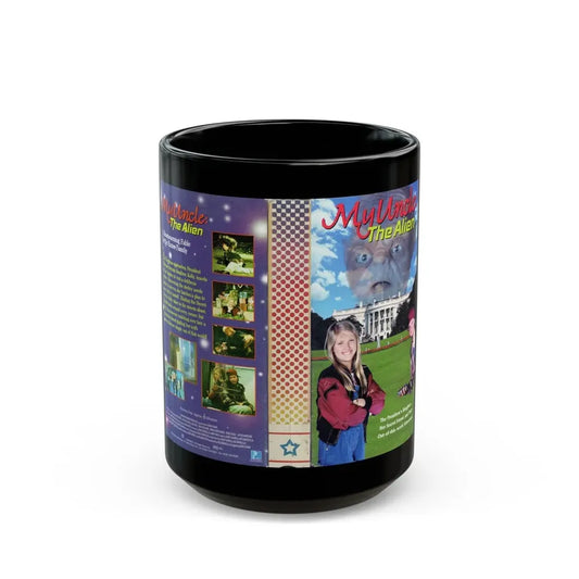 MY UNCLE THE ALIEN (VHS COVER) - Black Coffee Mug 15oz - Go Mug Yourself
