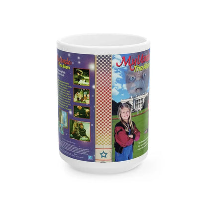 MY UNCLE THE ALIEN (VHS COVER) - White Coffee Mug 15oz - Go Mug Yourself
